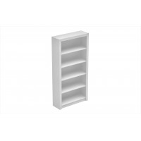 Manhattan Comfort 27AMC6 Olinda Bookcase 1.0  with  5 shelves in White